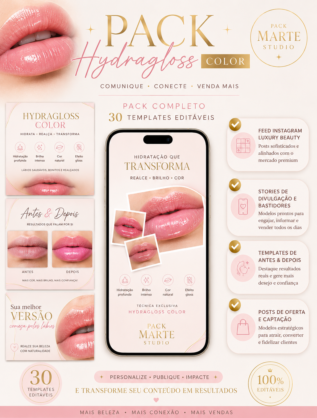 Templates Canva no celular